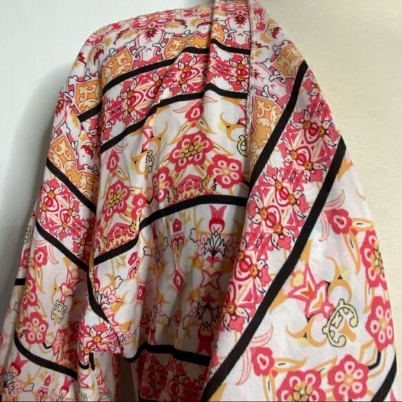 Lularoe Women's Monroe Kimono Size Small Fringe Cardigan Multicolor Boho - Picture 5 of 6